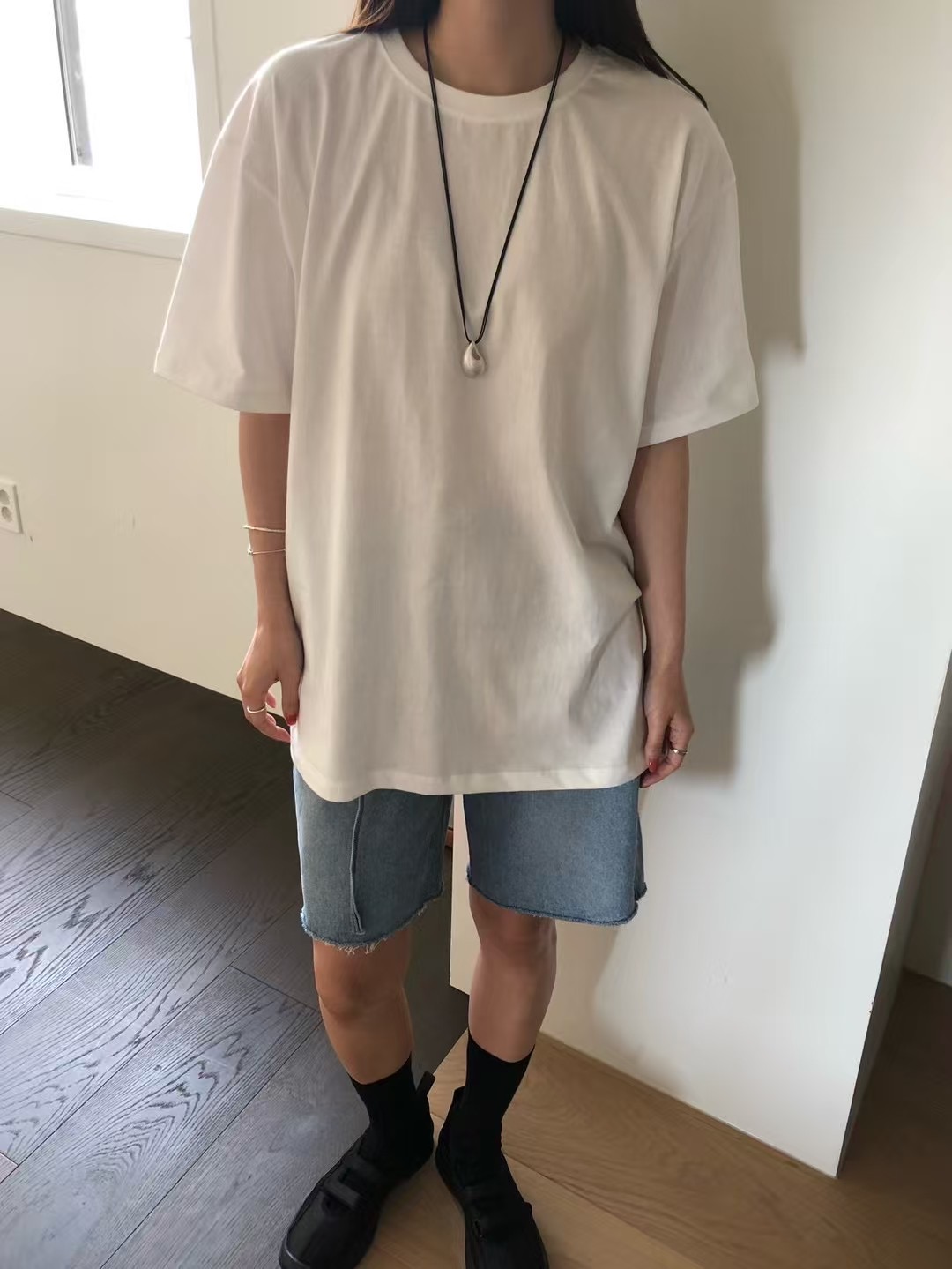 CLOSER韓國代購㊣女士新款熱賣推薦時尚職業真品人氣T恤刺繡CLOSERT恤圖色1
