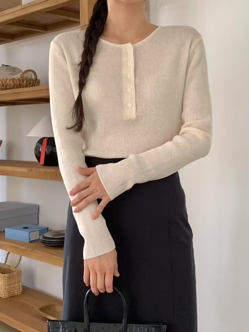 TAG韓國代購㊣女士新款25春夏推薦人氣時尚熱賣休閑職業針織衫TAG針織衫