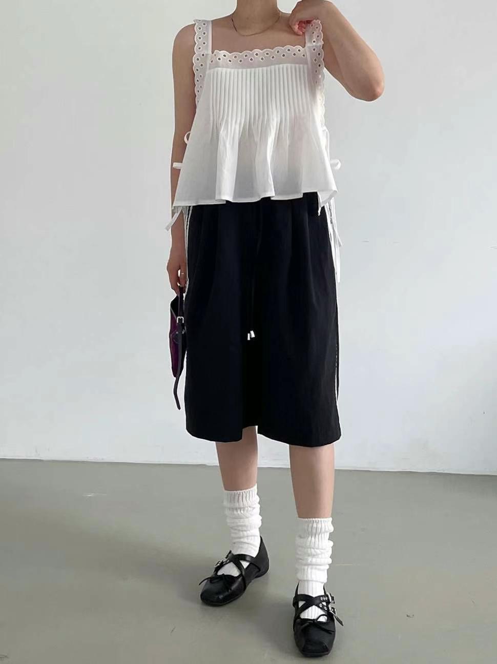 ANDYWARHOL東大門㊣直郵女裝新款人氣職業休閑25春夏吊帶背心ANDYWARHOL吊帶/背心