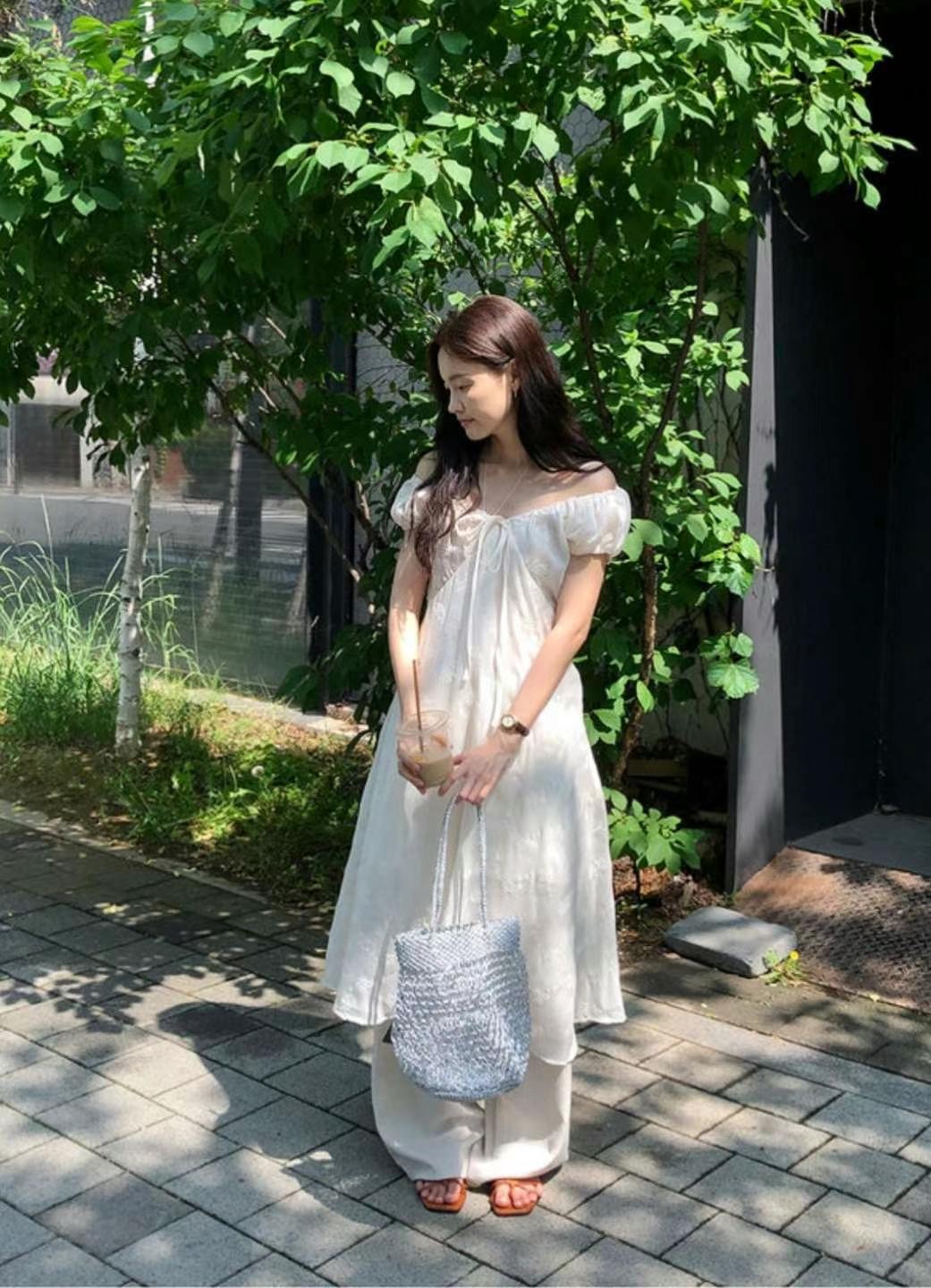 ANDYWARHOL東大門㊣直郵女裝新款推薦25春夏時尚職業連衣裙ANDYWARHOL連衣裙圖色2