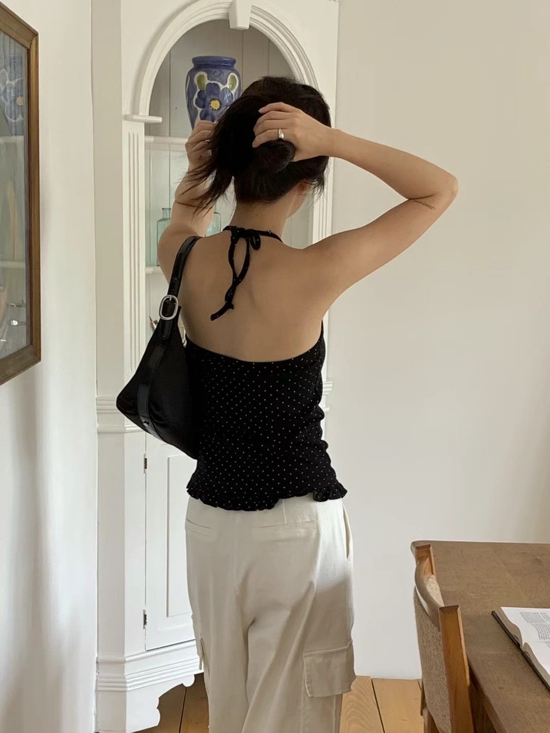 WANDERLUST東大門㊣實拍女士新款人氣真品時尚推薦吊帶背心WANDERLUST吊帶/背心