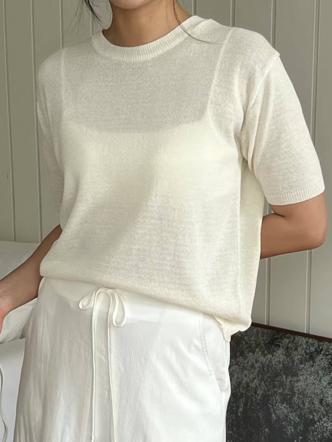TAG東大門㊣實拍女裝新款推薦25春夏人氣真品職業熱賣針織衫TAG針織衫