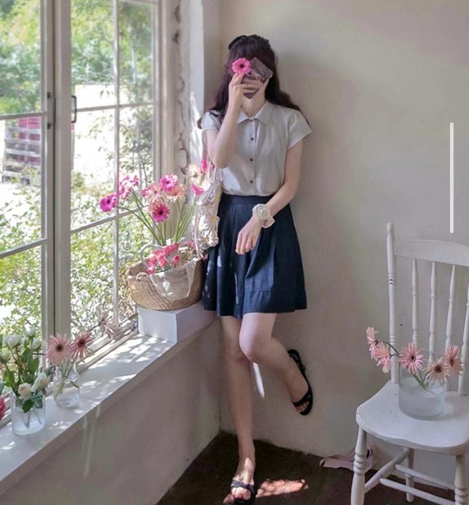 SECOND DRESS-세컨드레스-OT韓國直郵㊣女裝新品人氣襯衫蕾絲衫SECOND DRESS襯衫/蕾絲衫
