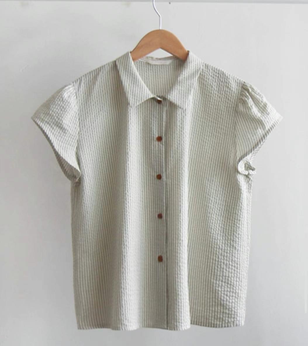 SECOND DRESS-세컨드레스-OT韓國直郵㊣女裝新品人氣襯衫蕾絲衫SECOND DRESS襯衫/蕾絲衫