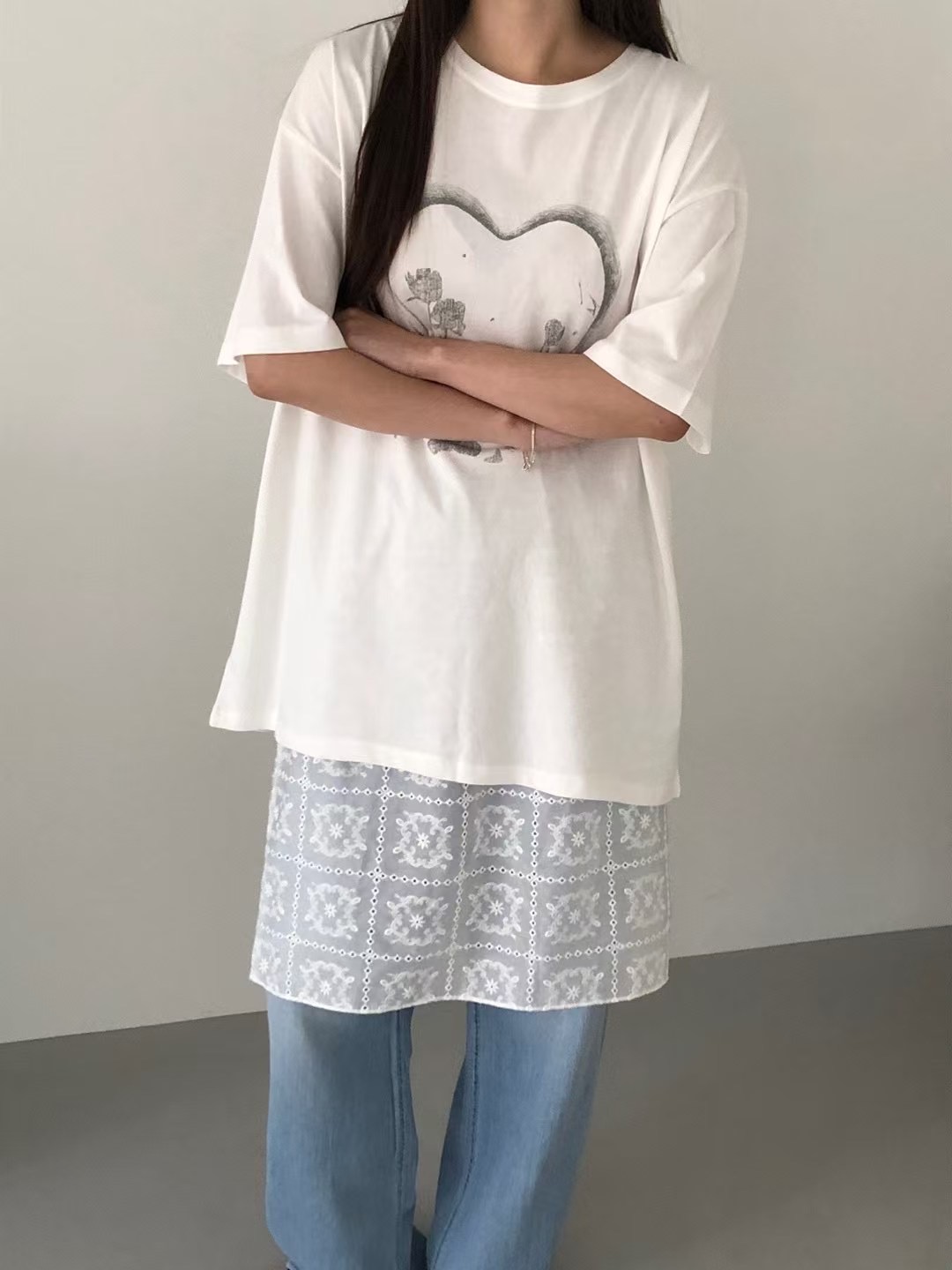 CLOSER東大門㊣直郵女士新品休閑熱賣職業真品人氣推薦25春夏T恤CLOSERT恤圖色2