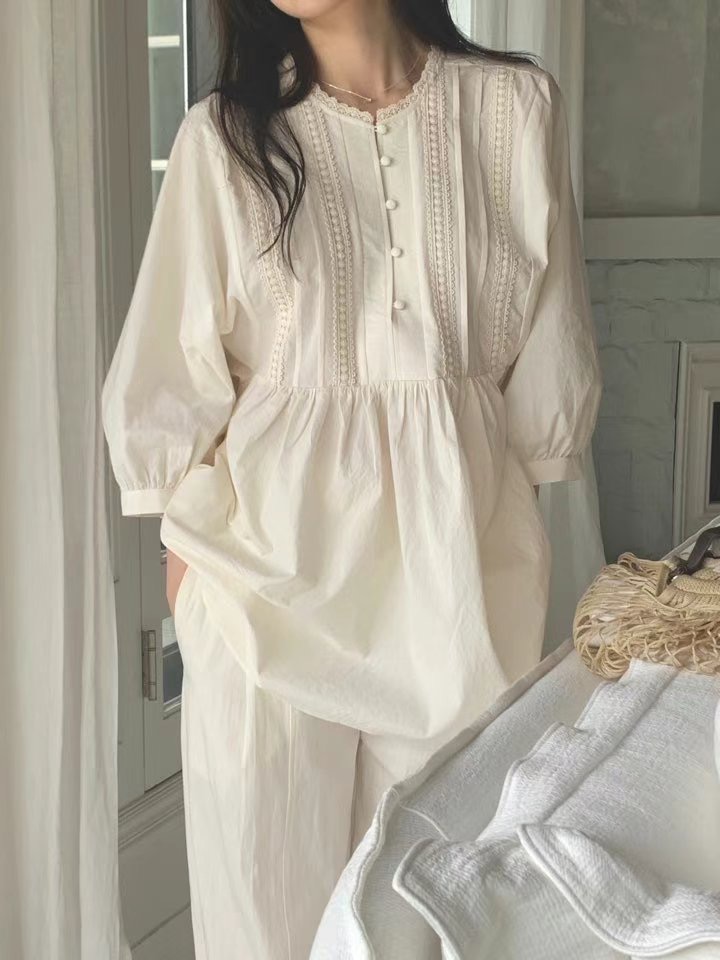 SECOND DRESS-세컨드레스-OT東大門㊣直郵女裝新品時尚襯衫蕾絲衫SECOND DRESS襯衫/蕾絲衫