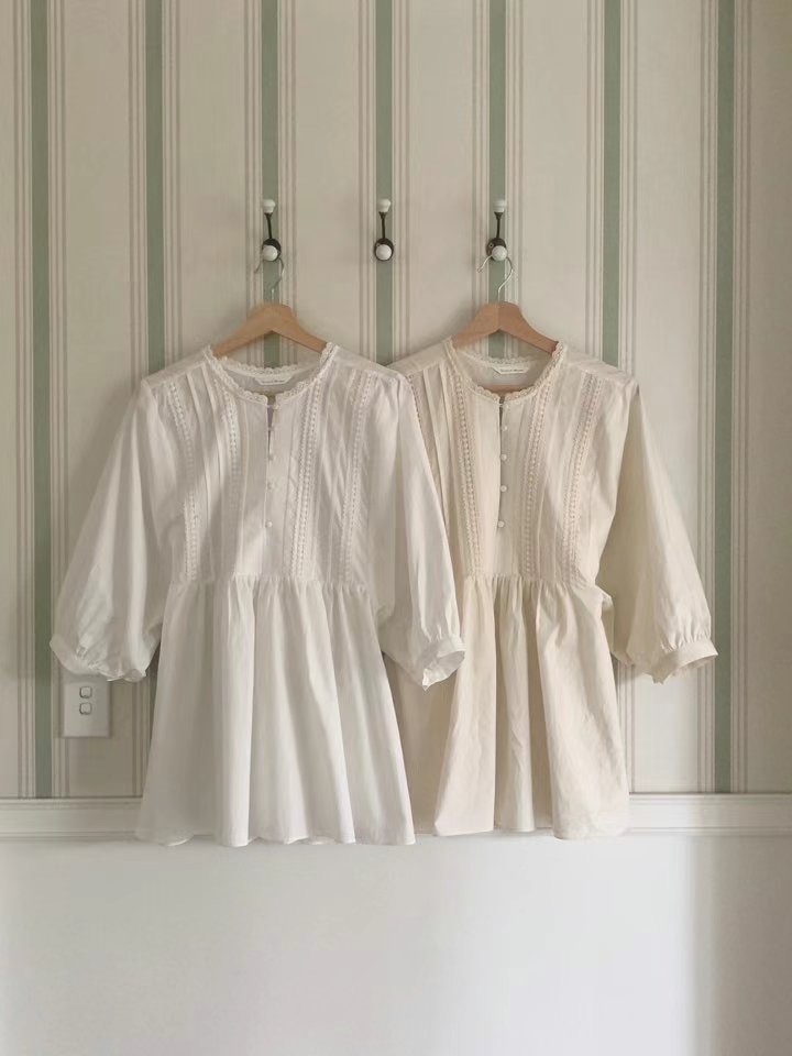 SECOND DRESS-세컨드레스-OT東大門㊣直郵女裝新品時尚襯衫蕾絲衫SECOND DRESS襯衫/蕾絲衫