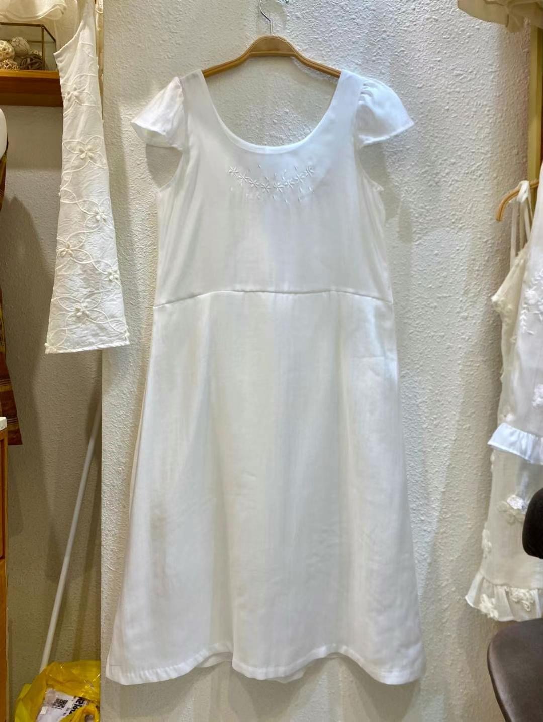 ANDYWARHOL韓國代購㊣女裝新品職業推薦真品25春夏連衣裙刺繡ANDYWARHOL連衣裙圖色2