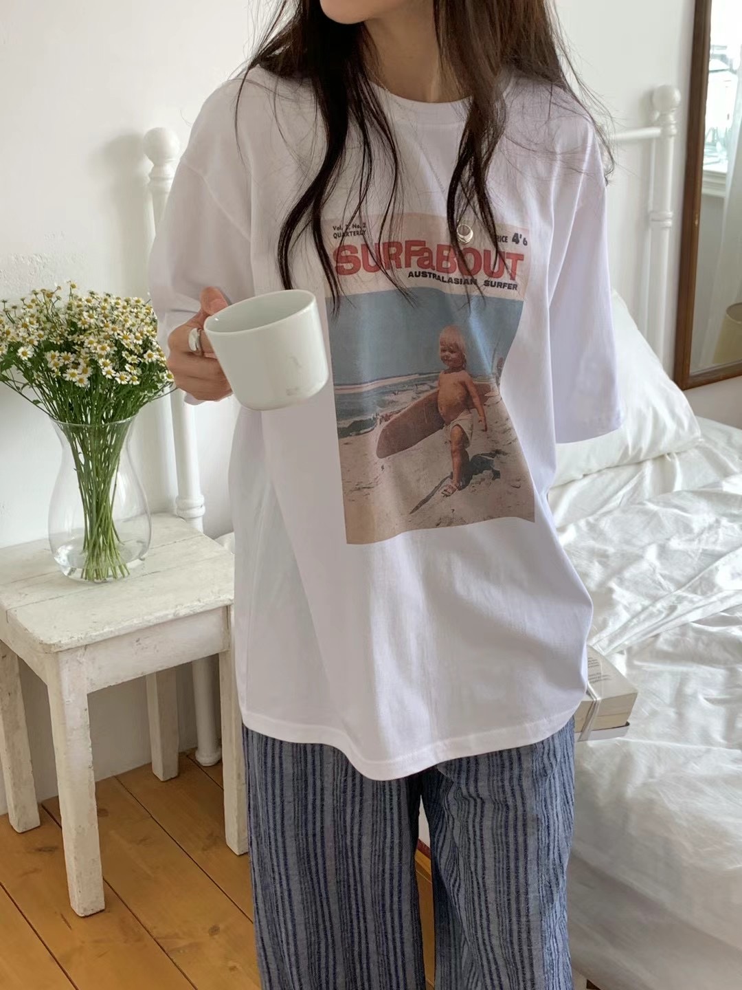 WANDERLUST東大門㊣直郵女裝新品職業時尚推薦休閑人氣25春夏T恤WANDERLUSTT恤