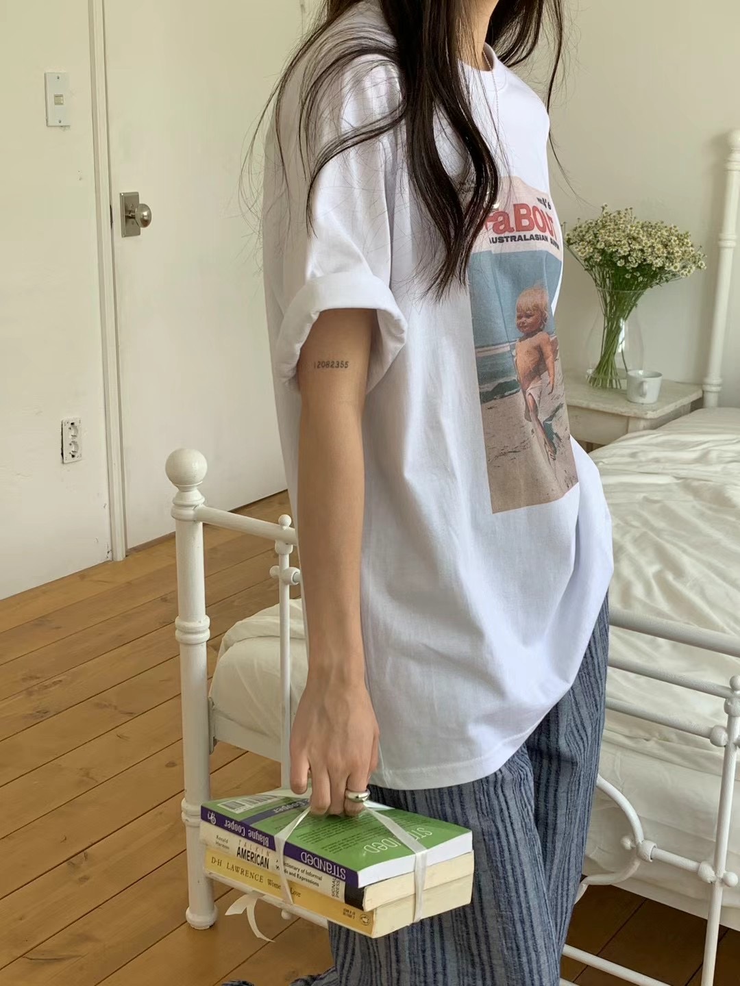 WANDERLUST東大門㊣直郵女裝新品職業時尚推薦休閑人氣25春夏T恤WANDERLUSTT恤