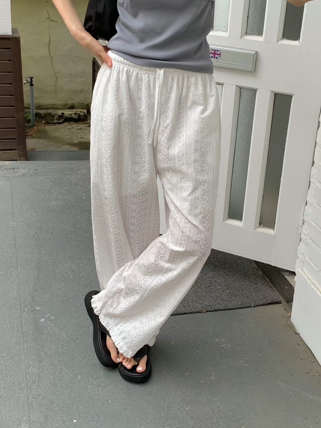 WANDERLUST東大門㊣實拍女士新品25春夏休閑熱賣人氣休閑褲WANDERLUST休閑褲