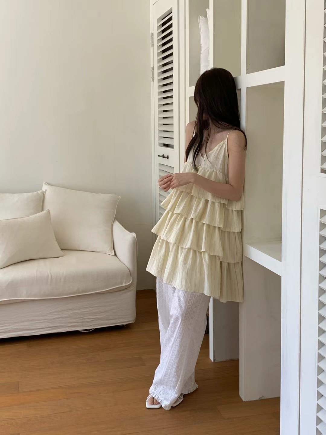 WANDERLUST韓國直郵㊣女裝新款時尚職業推薦真品25春夏連衣裙WANDERLUST連衣裙