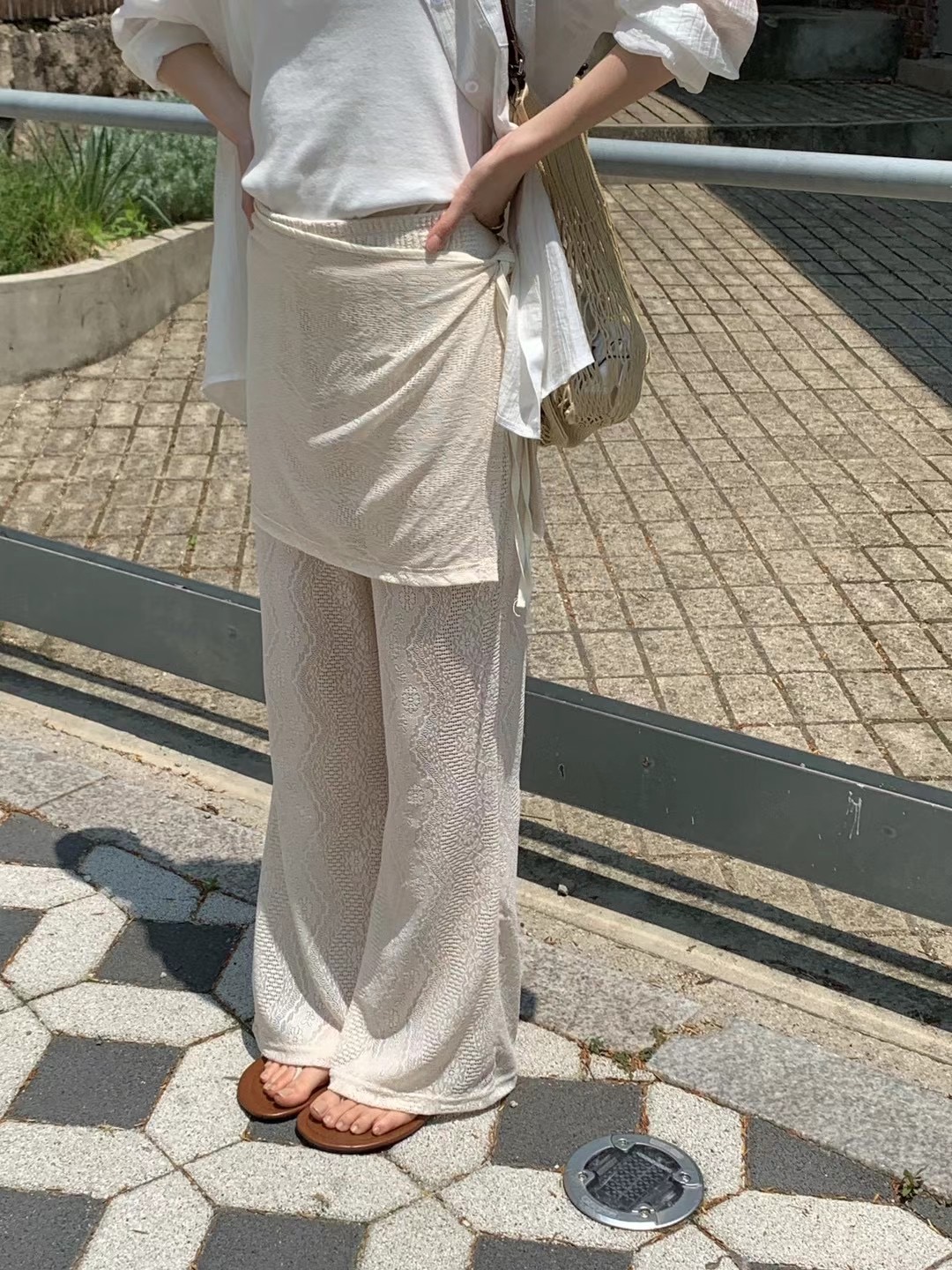 WANDERLUST韓國代購㊣女士新品真品時尚熱賣25春夏推薦裙褲WANDERLUST裙褲