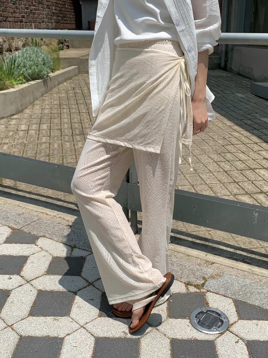 WANDERLUST韓國代購㊣女士新品真品時尚熱賣25春夏推薦裙褲WANDERLUST裙褲