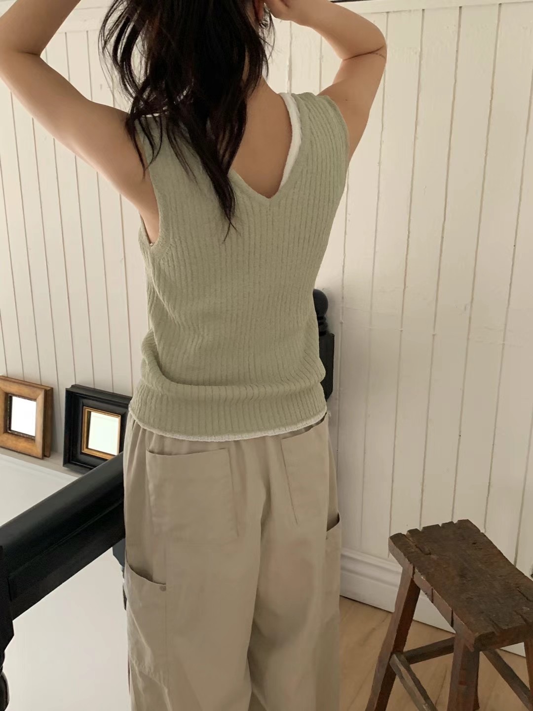 WANDERLUST東大門㊣代購女裝新品真品熱賣休閑時尚吊帶背心WANDERLUST吊帶/背心