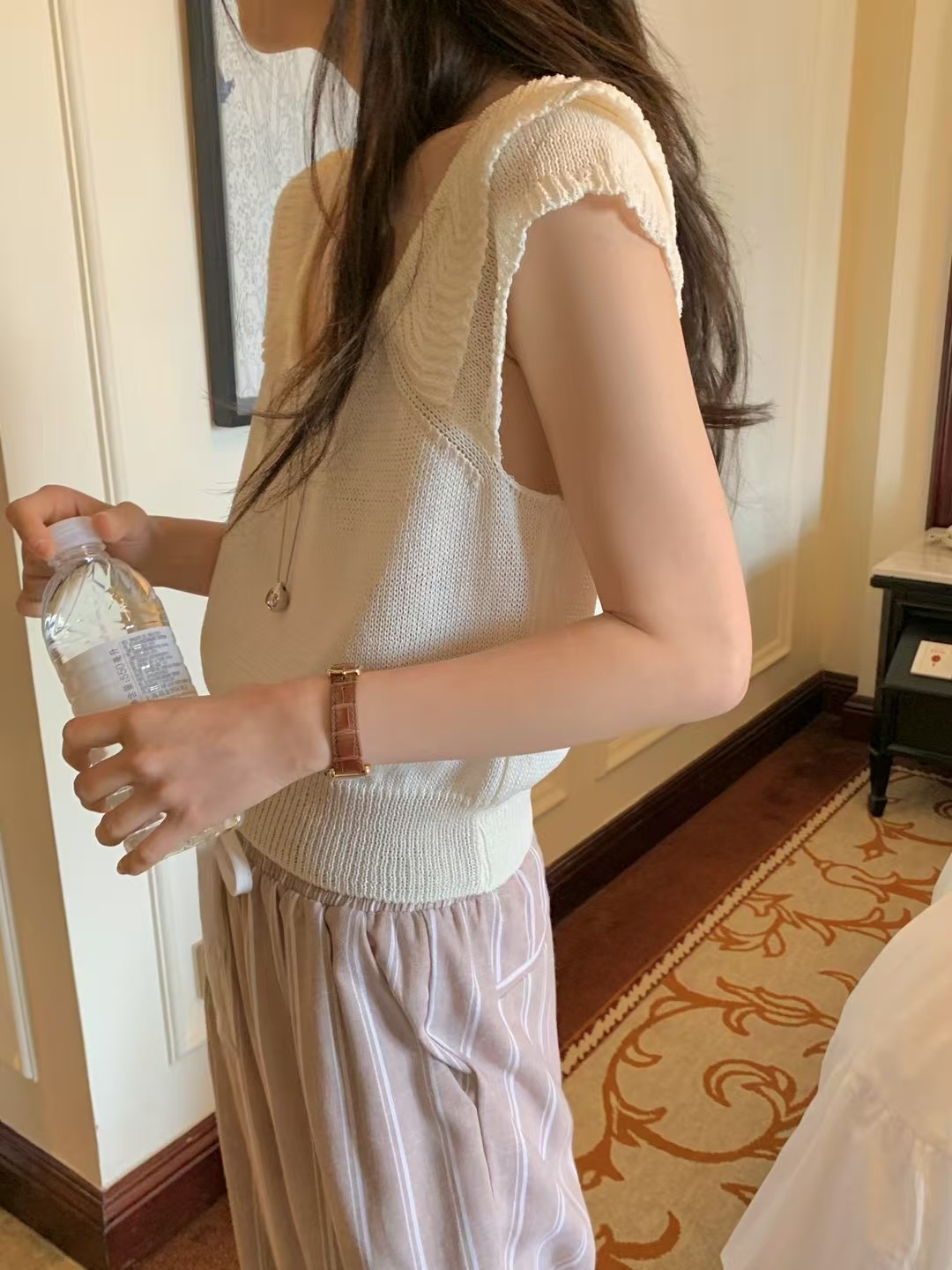 ALL OVER東大門㊣實拍女士新款熱賣25春夏時尚真品推薦針織衫ALL OVER針織衫