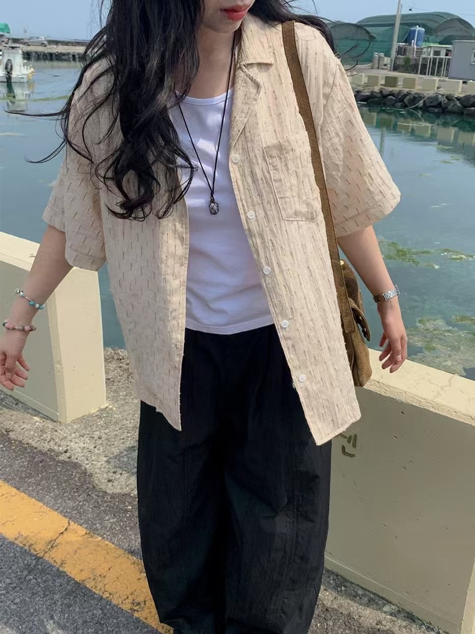 MANNISH東大門㊣代購女裝新品時尚真品推薦休閑人氣襯衫蕾絲衫LOVINE襯衫/蕾絲衫