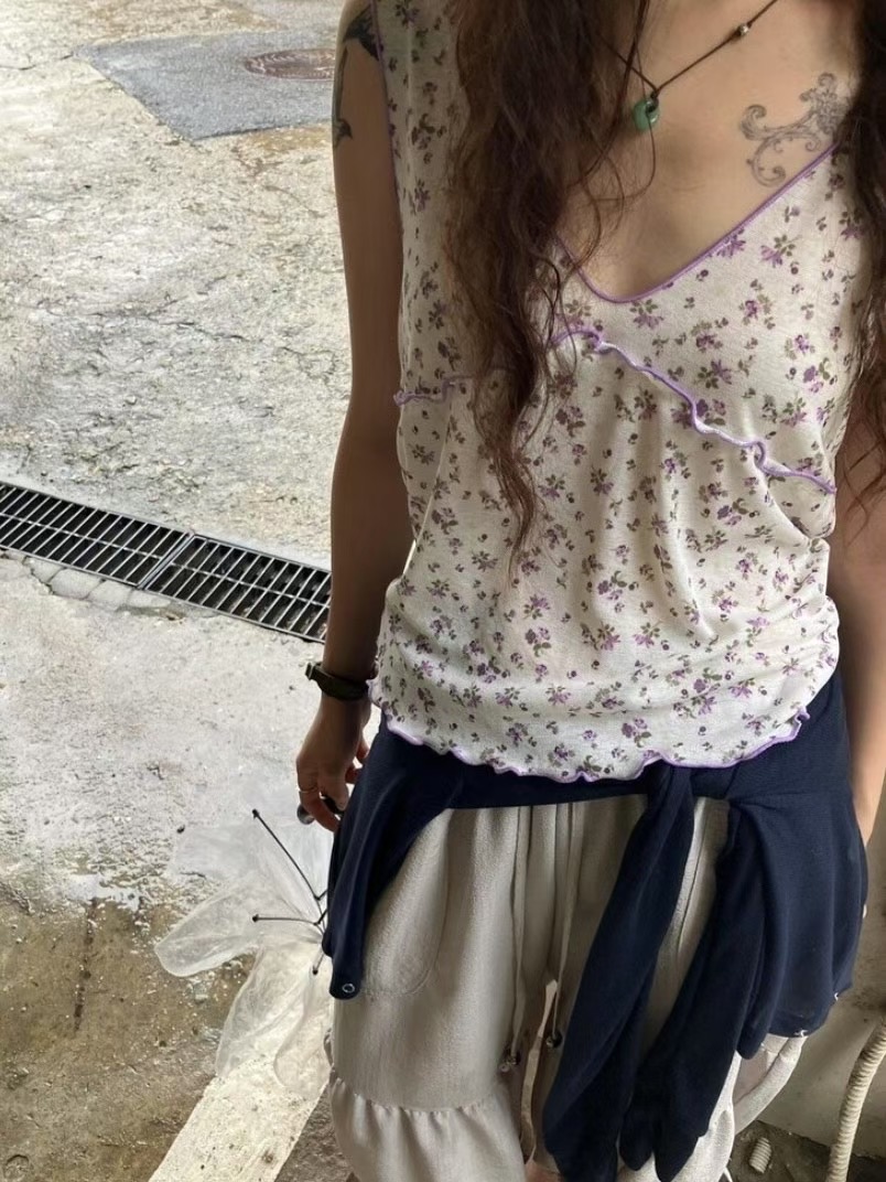 MANNISH韓國代購㊣女裝新品25春夏熱賣推薦時尚職業吊帶背心LOVINE吊帶/背心