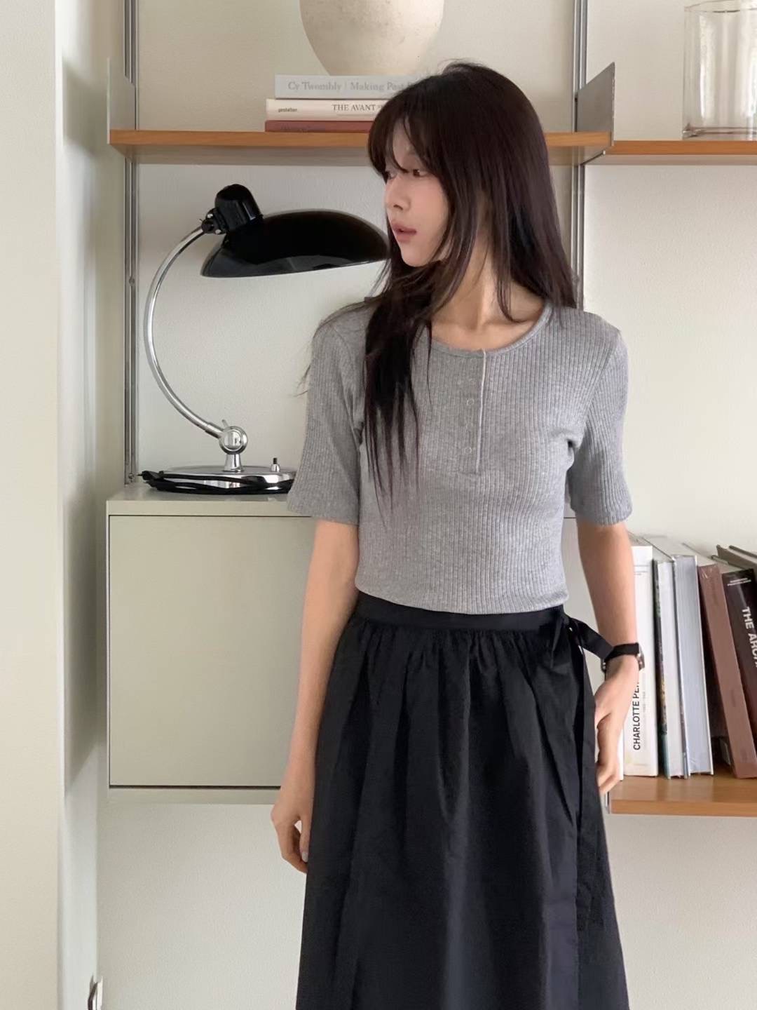 BERN東大門㊣代購女士新款熱賣時尚人氣推薦真品職業25春夏T恤BERNT恤圖色2