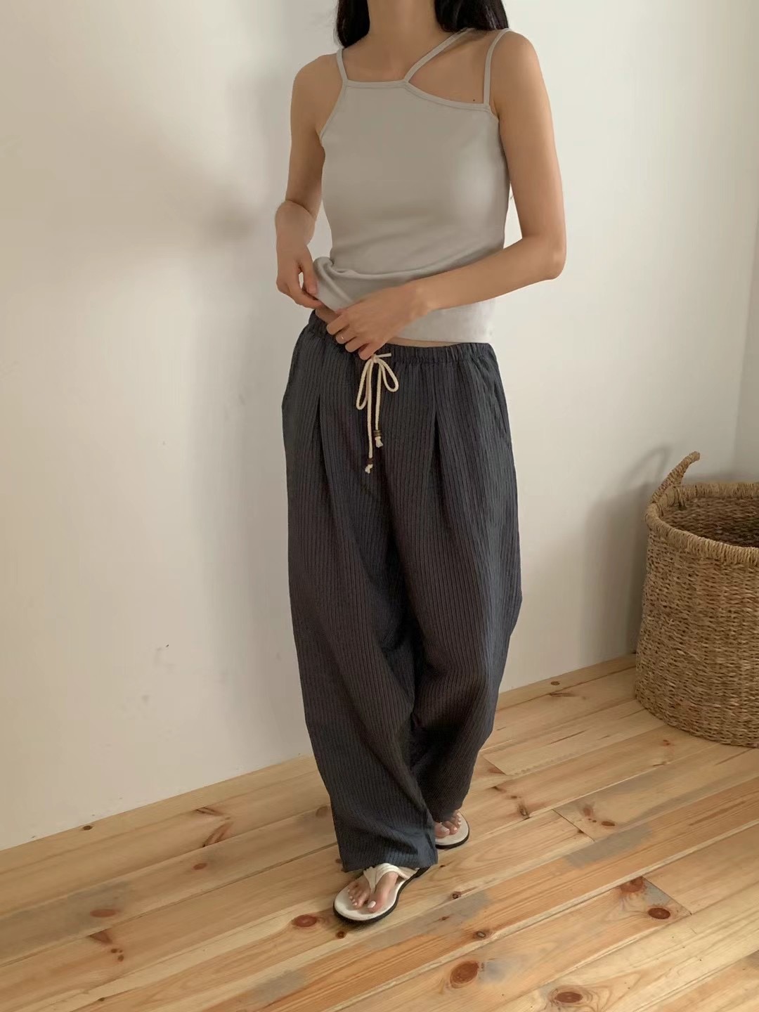 WANDERLUST東大門㊣直郵女士新款人氣推薦職業熱賣真品休閑褲WANDERLUST休閑褲