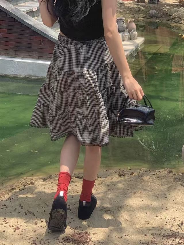 MANNISH東大門㊣代購女裝新款真品25春夏人氣熱賣半身裙中短裙LOVINE半身裙/中短裙