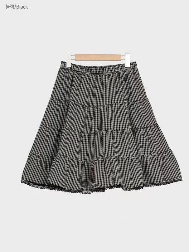 MANNISH東大門㊣代購女裝新款真品25春夏人氣熱賣半身裙中短裙LOVINE半身裙/中短裙圖色2