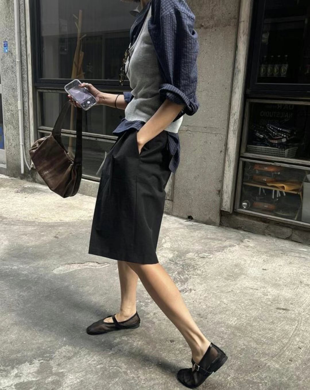ROOMING-룸잉-T東大門㊣直郵女裝新款職業真品25春夏短褲ROOMING短褲