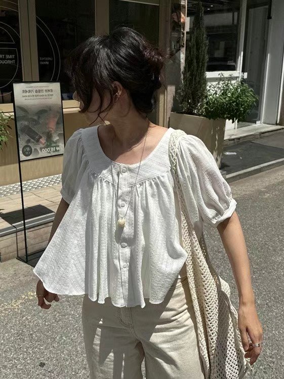 ROOMING-룸잉-T東大門㊣直郵女裝新品真品熱賣襯衫蕾絲衫ROOMING襯衫/蕾絲衫