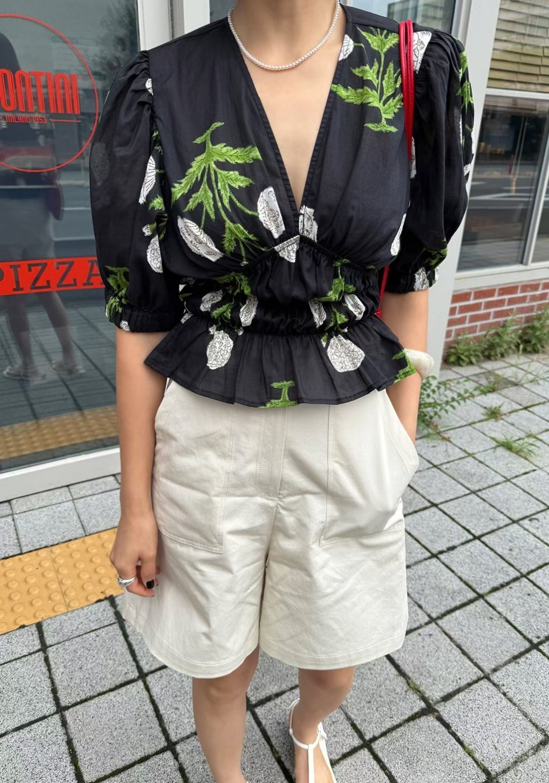 ROOMING-룸잉-T韓國直郵㊣女裝新款25春夏熱賣襯衫蕾絲衫ROOMING襯衫/蕾絲衫圖色2