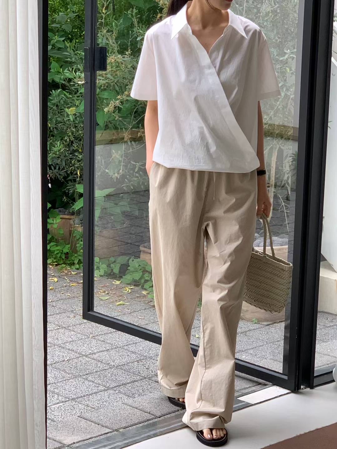 BERN韓國代購㊣女士新款休閑推薦真品人氣25春夏時尚休閑褲BERN休閑褲