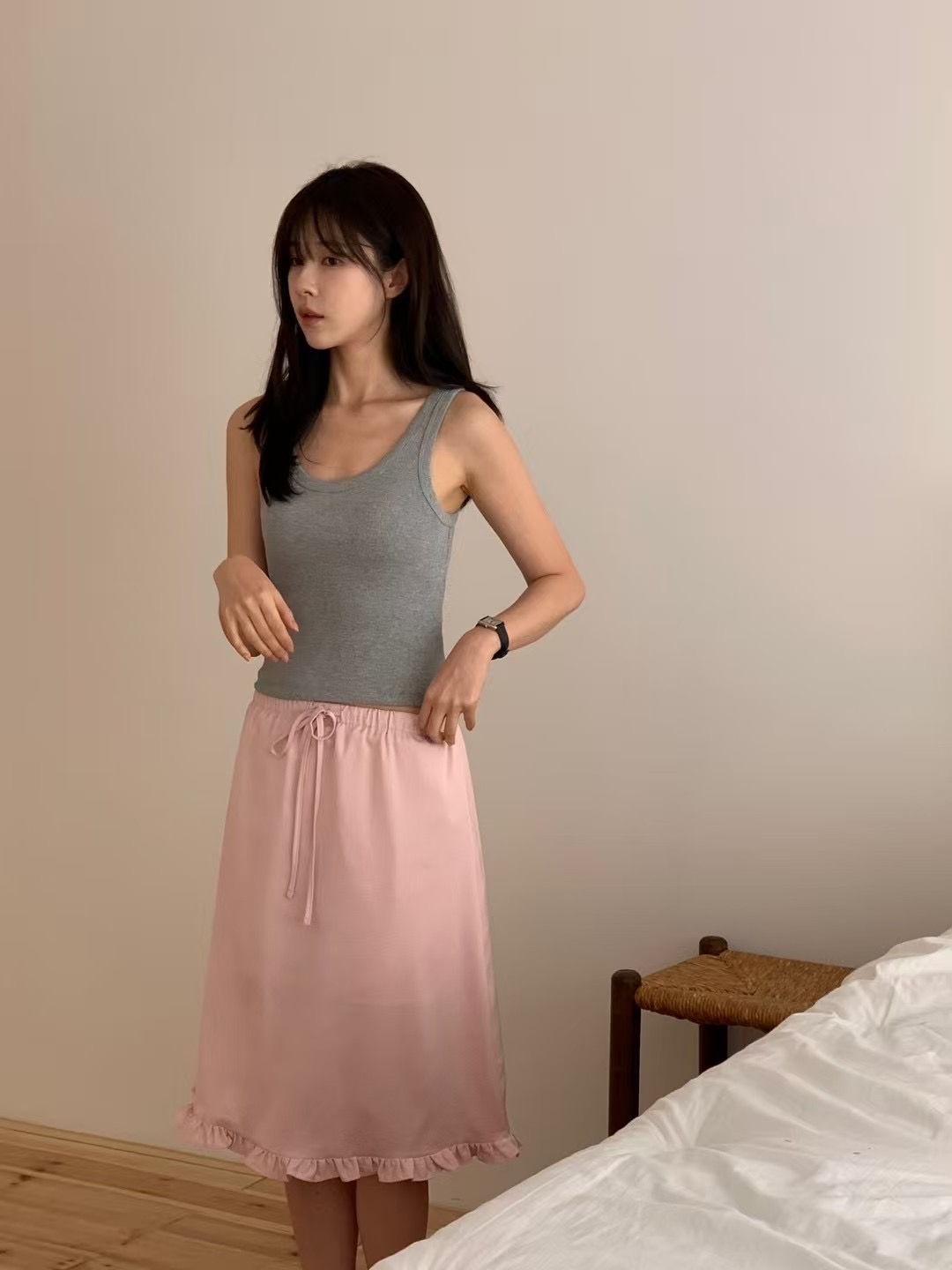 BERN東大門㊣代購女士新品推薦熱賣25春夏職業時尚吊帶背心BERN吊帶/背心