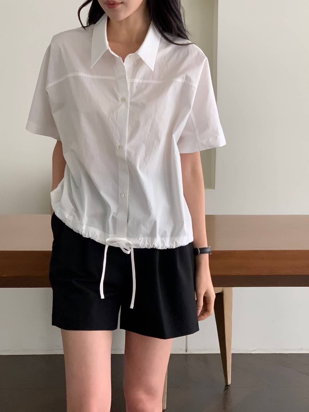 BERN韓國直郵㊣女裝新款真品25春夏休閑人氣熱賣襯衫蕾絲衫BERN襯衫/蕾絲衫圖色3