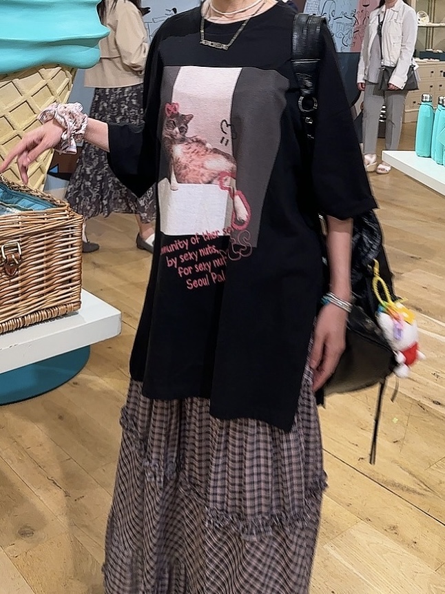 PALETTE-Q東大門㊣直郵女士新品推薦休閑人氣職業時尚真品T恤PALETTET恤