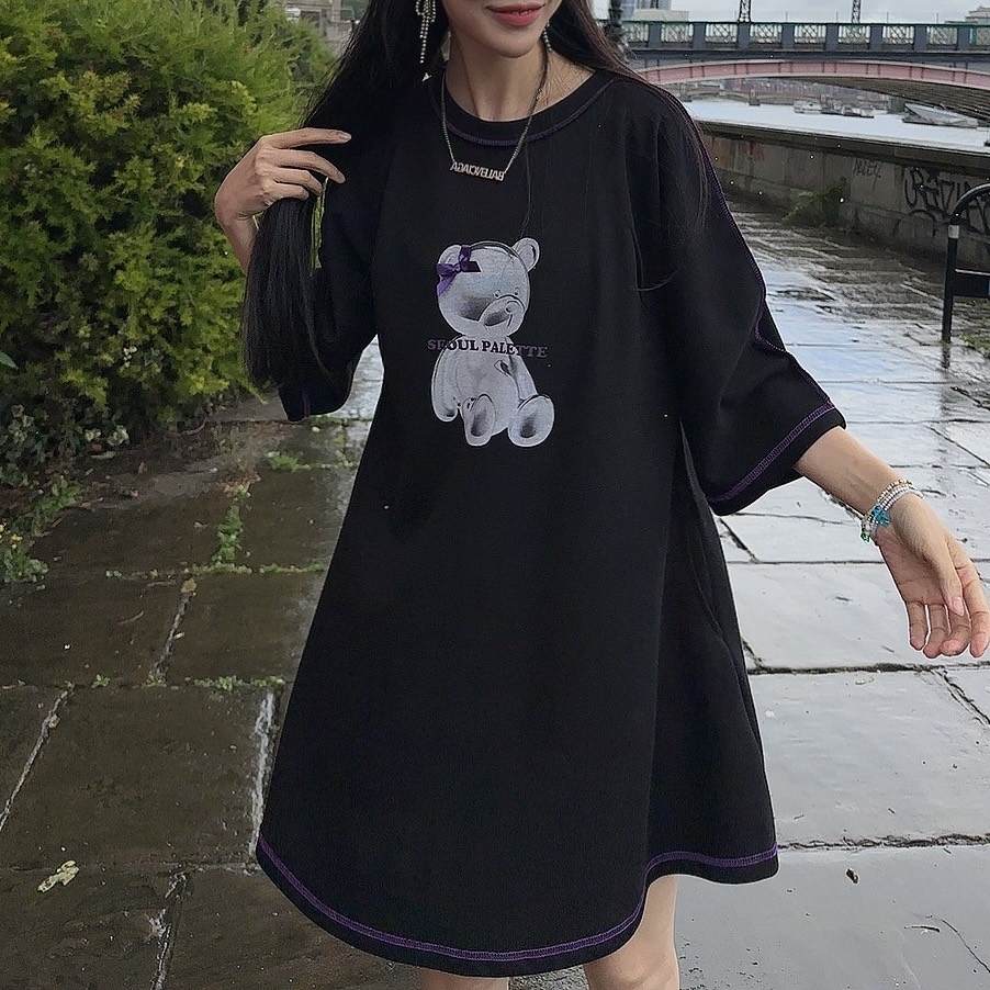 PALETTE-Q東大門㊣直郵女裝新品推薦時尚人氣休閑熱賣連衣裙PALETTE連衣裙