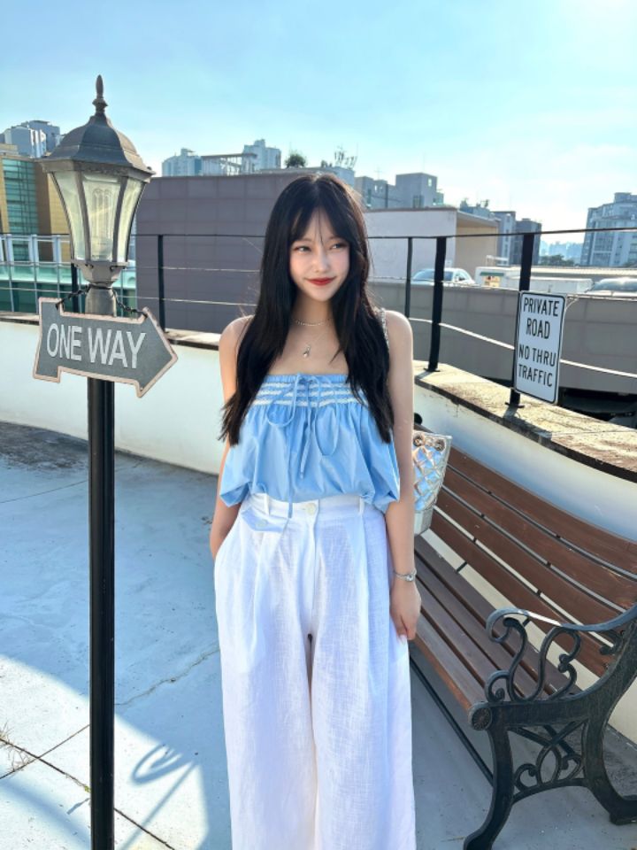 mars韓國代購㊣女裝新款時尚25春夏人氣熱賣推薦職業吊帶背心mars吊帶/背心