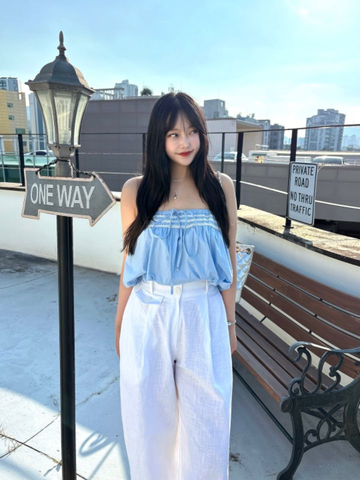 mars韓國代購㊣女裝新款時尚25春夏人氣熱賣推薦職業吊帶背心mars吊帶/背心