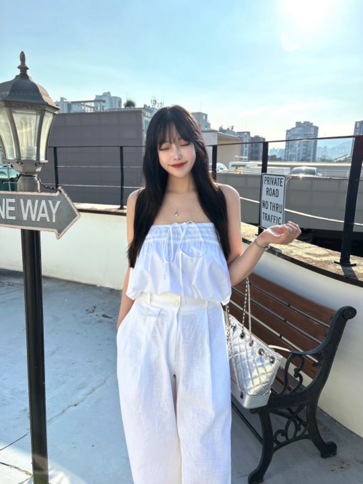 mars韓國代購㊣女裝新款時尚25春夏人氣熱賣推薦職業吊帶背心mars吊帶/背心