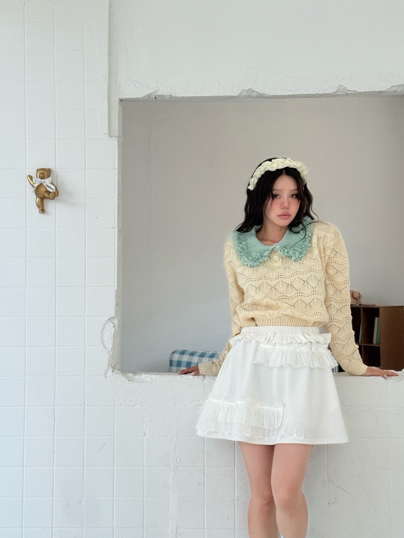 MAISONDEGLORY東大門㊣代購女士新品職業25春夏時尚推薦短裙MAISON DE GLORY短裙