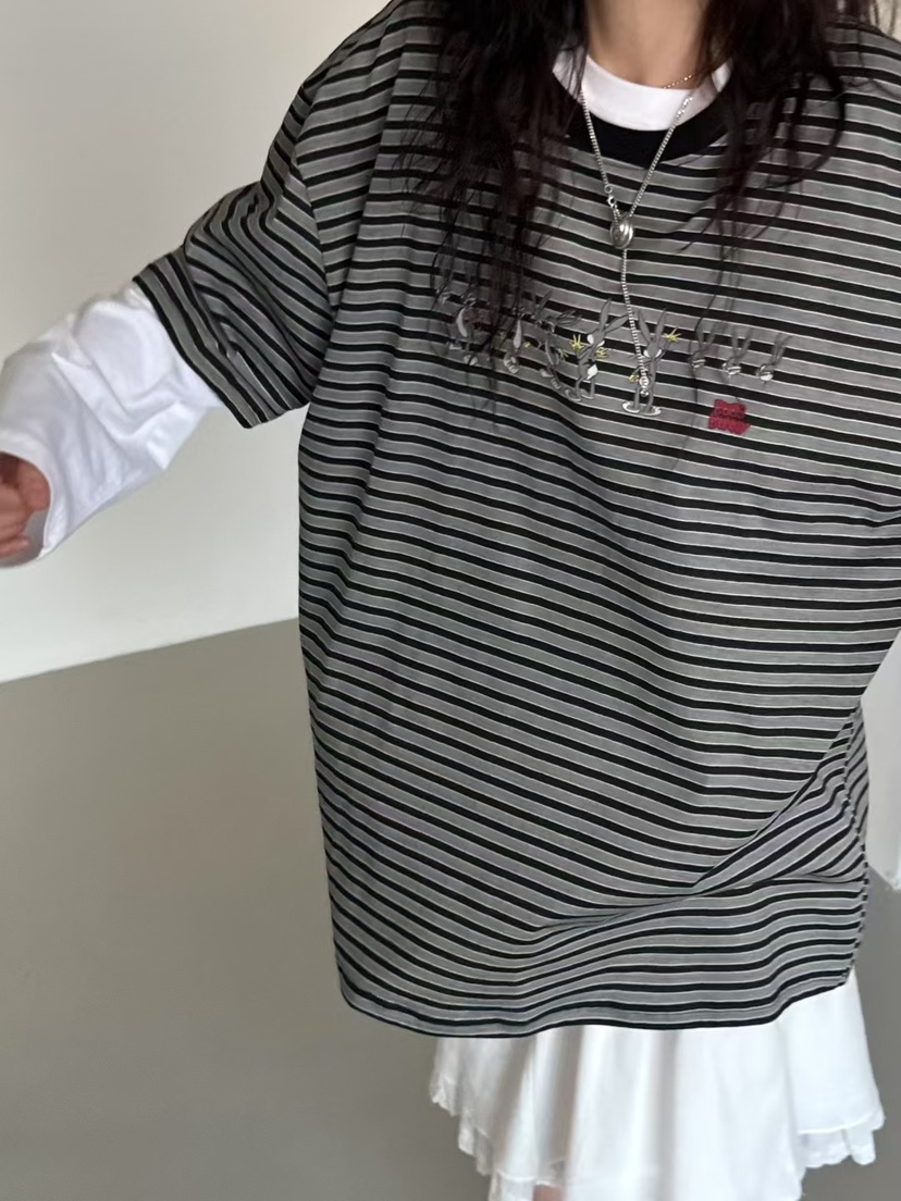 MINIMUZE韓國直郵㊣女士新品真品25春夏休閑職業時尚熱賣T恤MINIMUZET恤