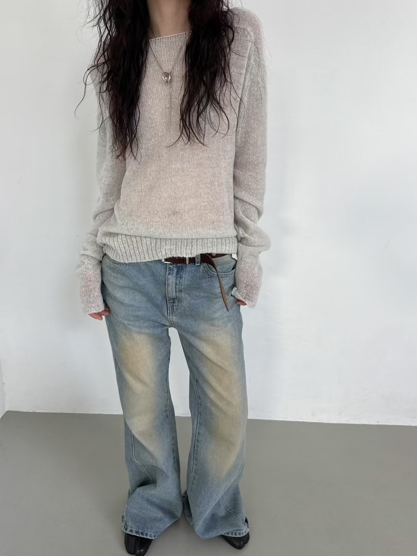 MINIMUZE韓國直郵㊣女裝新款25春夏推薦真品熱賣針織衫雙面MINIMUZE針織衫