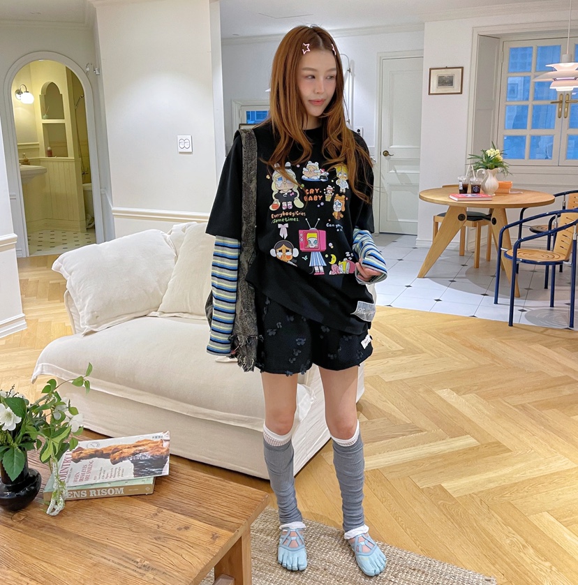 BOUTIQUE-L韓國代購㊣女裝新品時尚職業25春夏熱賣真品短褲BOUTIQUE-L短褲