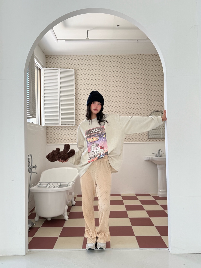MAISONDEGLORY東大門㊣直郵女裝新款真品人氣休閑職業長袖T恤MAISON DE GLORY長袖T恤