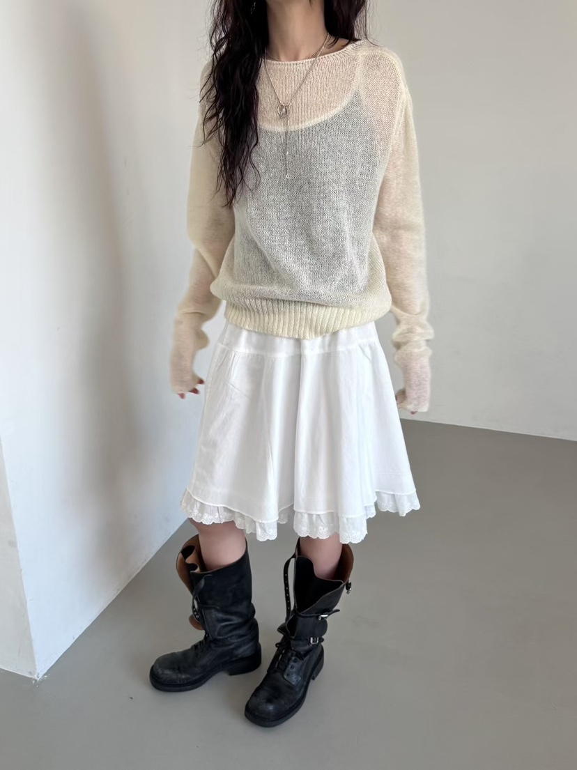 MINIMUZE東大門㊣代購女裝新品25春夏人氣推薦休閑時尚短裙MINIMUZE短裙