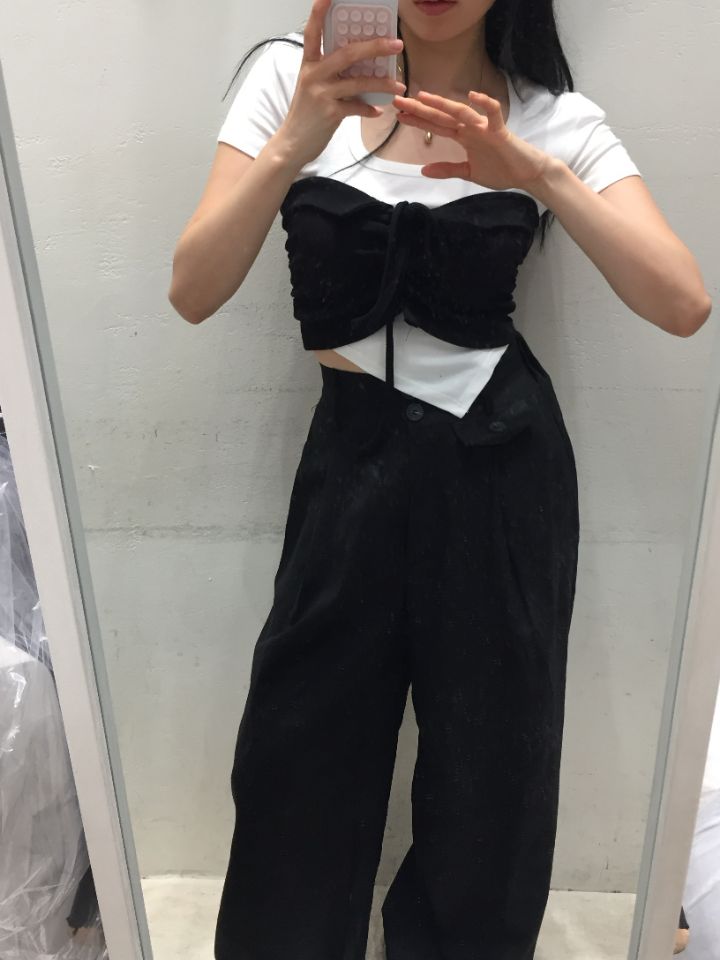 mars東大門㊣代購女士新款真品熱賣吊帶背心不含內搭雙面緊身mars吊帶/背心