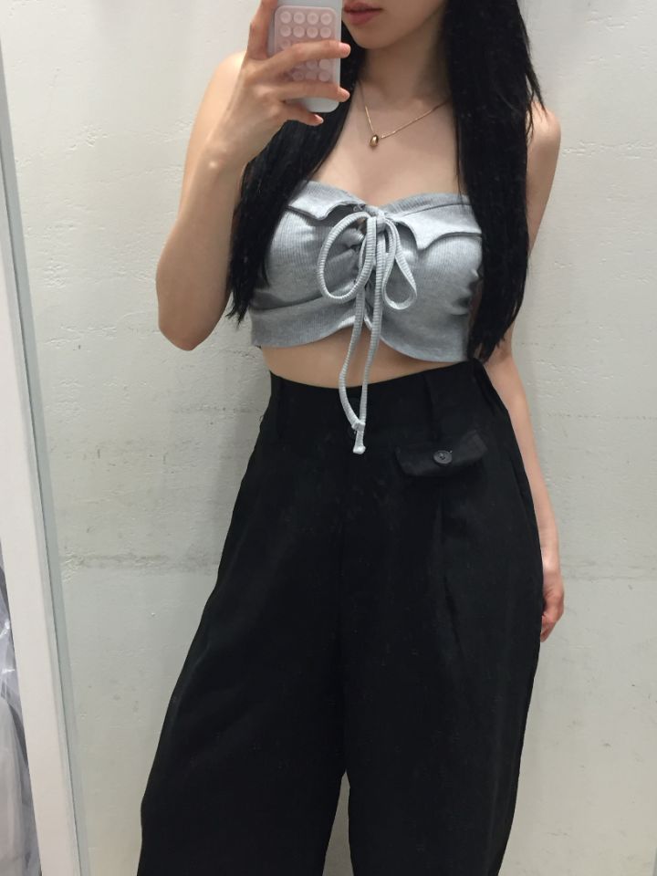 mars東大門㊣代購女士新款真品熱賣吊帶背心不含內搭雙面緊身mars吊帶/背心圖色3