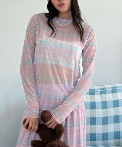 MAISONDEGLORY韓國直郵㊣女裝新款時尚休閑真品人氣推薦T恤MAISON DE GLORYT恤圖色2