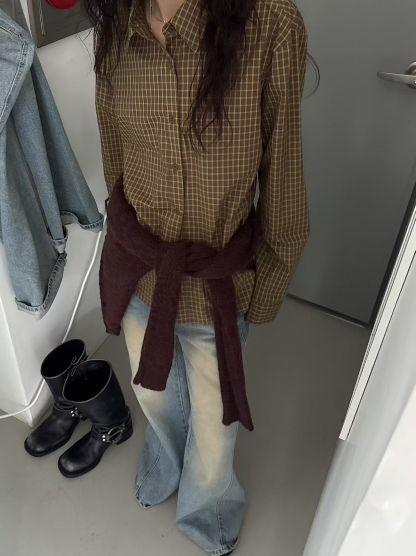MINIMUZE韓國代購㊣女士新品25春夏人氣熱賣職業襯衫蕾絲衫MINIMUZE襯衫/蕾絲衫