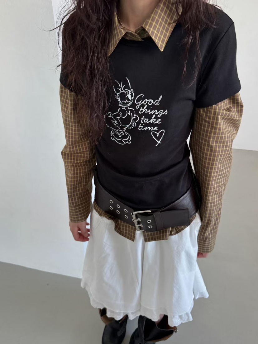 MINIMUZE韓國代購㊣女士新品25春夏人氣熱賣職業襯衫蕾絲衫MINIMUZE襯衫/蕾絲衫