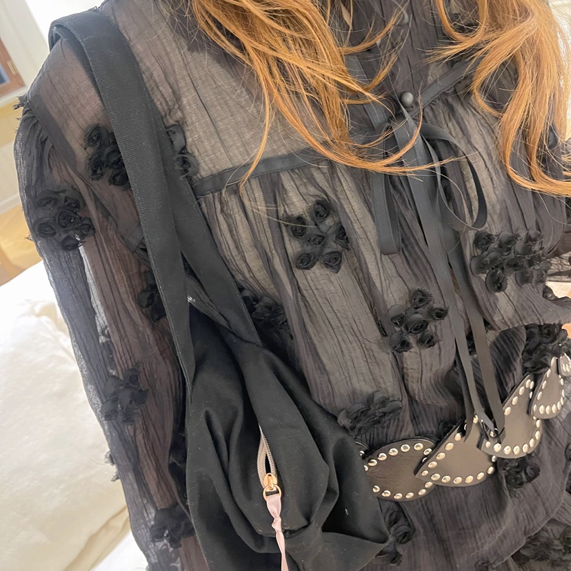 BOUTIQUE-L東大門㊣實拍女士新款時尚25春夏休閑襯衫蕾絲衫BOUTIQUE-L襯衫/蕾絲衫