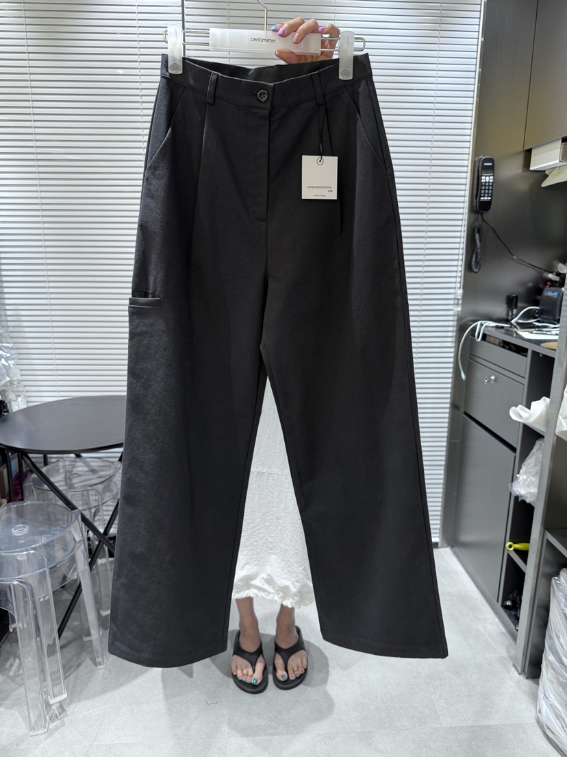 CM東大門㊣直郵女裝新款休閑時尚推薦真品熱賣職業休閑褲羅紋CM休閑褲圖色2